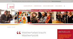 Desktop Screenshot of lag-maedchenpolitik-bw.de